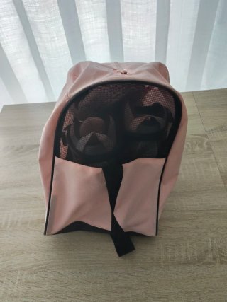 Bolsa para patines rosa