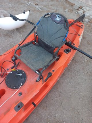 Kayak de pesca con pedales