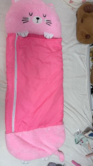 Saco dormir infantil gatito rosa