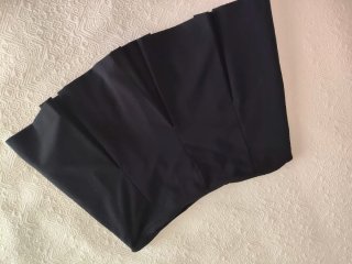 Minifalda Zara tablas negra