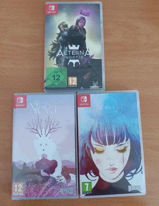 Cajas Nintendo Switch Gris Neva Aeterna Noctis