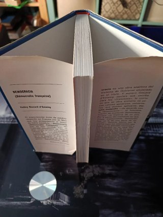 Libro Democracia - Giscard d'Estaing 1976 1ª Ed
