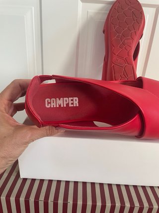 Sandalias Camper Rojas Mujer