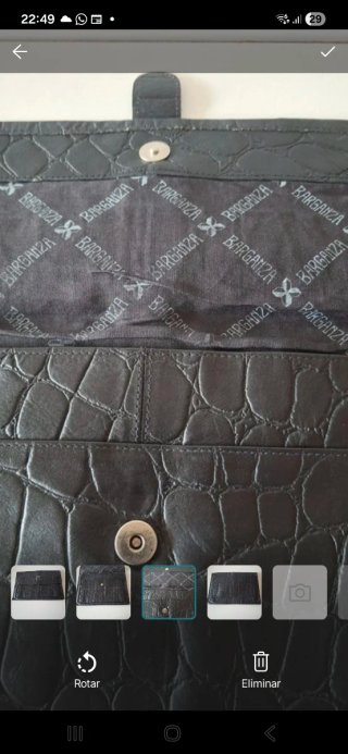 Cartera portadocumentos negra
