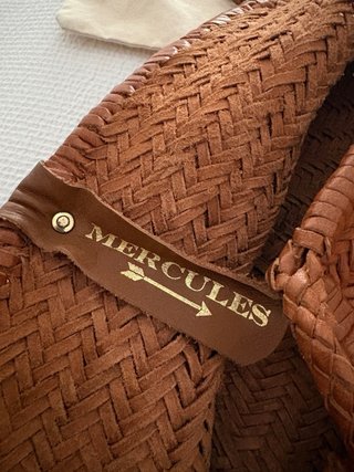 Bolso Mercules tejido marrón