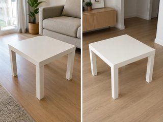 Mesa de centro blanca