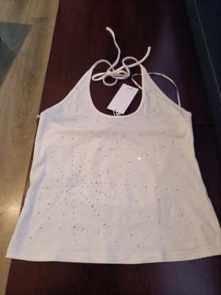Top Mango Blanco Talla M