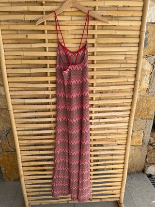 Vestido largo Mango estilo Missoni