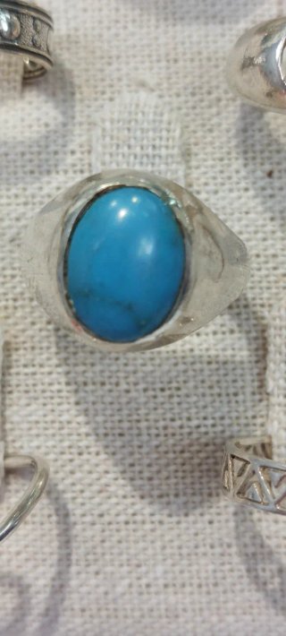Lote de anillos de plata estilo bohemio