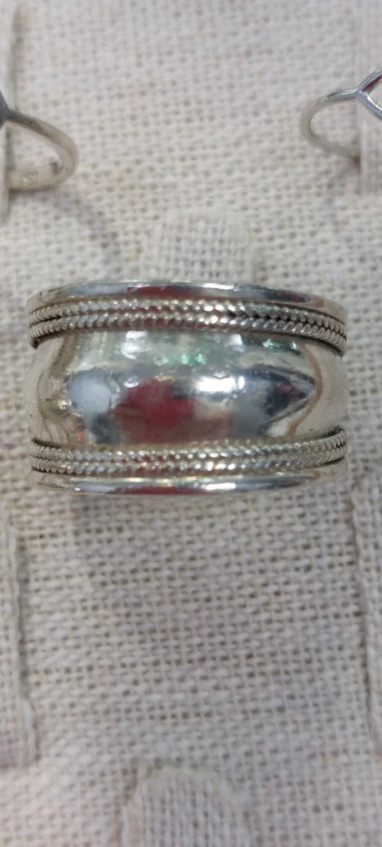 Lote de anillos de plata estilo bohemio