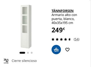 Mueble de baño TANNFORSEN Ikea Blanco