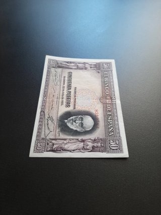 BILLETE DE 50 PESETAS DE 1935