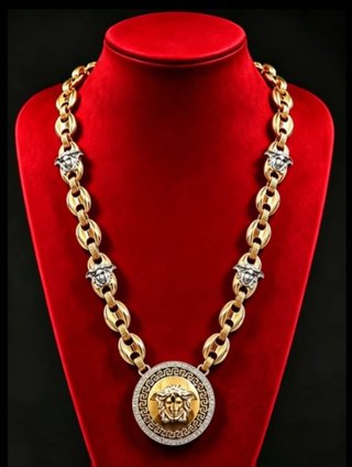Bisutería versace Laminada Oro 18k