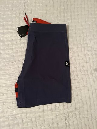 Calções Hurley Phantom Azul e Vermelho Tamanho 32