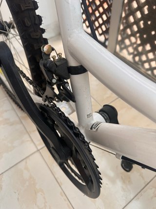 Bicicleta infantil 24” blanca y rosa