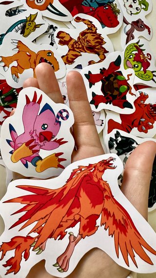 DIGI STICKERS - Pegatinas Digimon Set 1-5