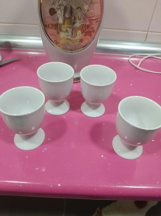 Jarrón Chokin Porcelana 24K Gold