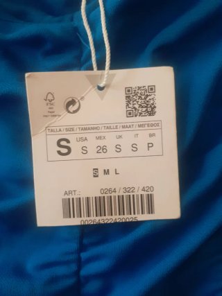 Tubino Zara Blu