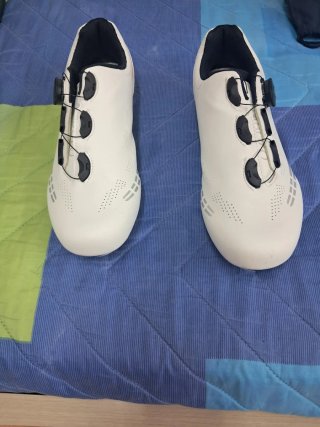 Zapatillas Shimano Ciclismo Blancas/Plata