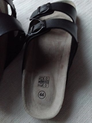 Sandali neri unisex taglia 44