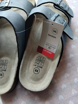 Sandali neri unisex taglia 44