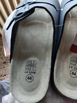 Sandali neri unisex taglia 44