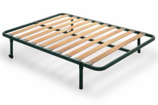 Base Cama 135x190 Metal y Madera