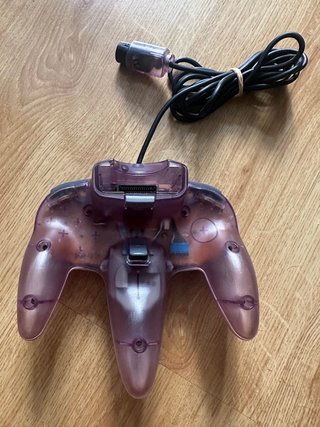Mando Nintendo 64 Morado Transparente