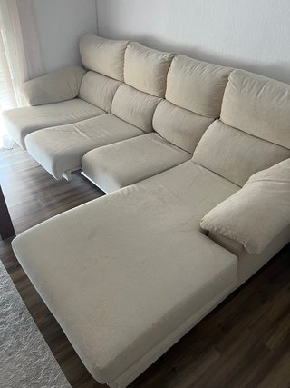 Sofá 4 plazas con chaiselongue