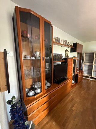 Conjunto mueble de salón madera