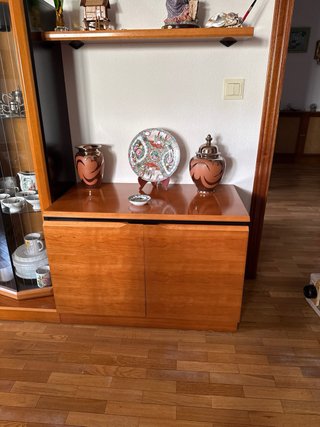 Conjunto mueble de salón madera