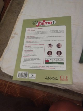 Libro de francés para primero de la eso