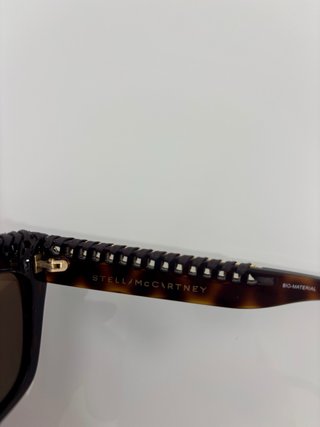 Gafas de sol Stella McCartney marrones y doradas