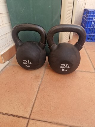 2 Mancuernas Kettlebell 24 kg