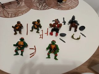 Lote Figuras Tortugas Ninja Vintage TMNT