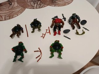 Lote Figuras Tortugas Ninja Vintage TMNT