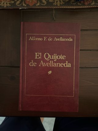 Libro El Quijote de Avellaneda