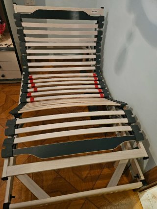 Cama articulada madera y metal