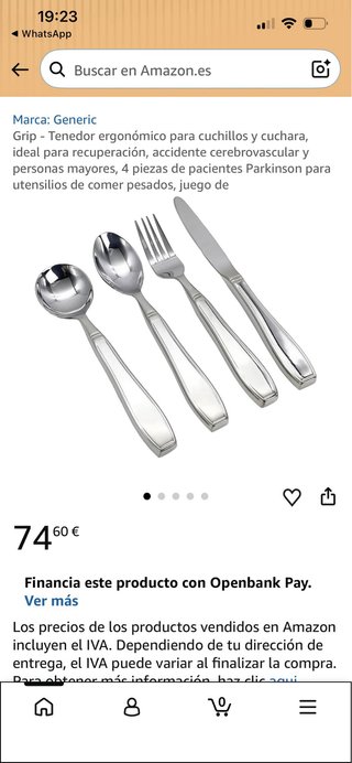 Set de cubiertos especiales.