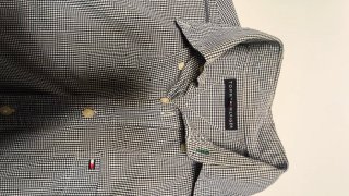 Camisa Tommy Hilfiger Cuadros Azul Talla S