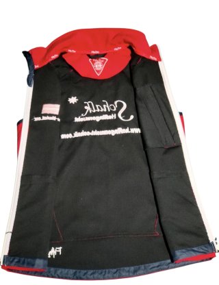 FIFTY FIVE gilet workwear outdoor sport rosso S 38