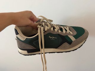 Zapatillas Pepe Jeans grises y verdes