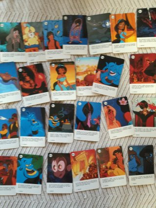 Colección Disney Aladdin princesa cartas Cuento 90