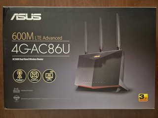 Router Módem 4G Cat.12 ASUS 4G-AC86U
