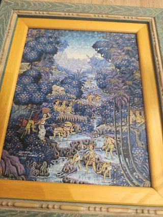Pinturas Naif de Bali (2 unidades)