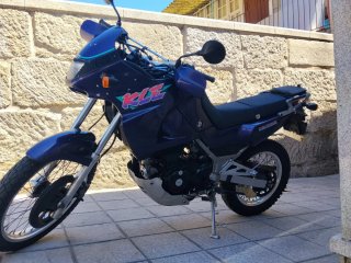Kawasaki KLE 500 Azul/Morado