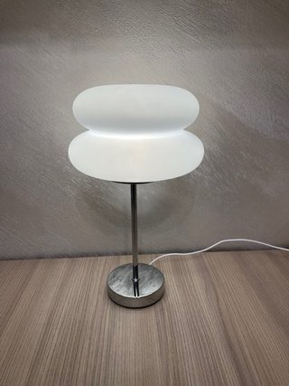 Lampada Stile Space Age Fungo Bread Bianca