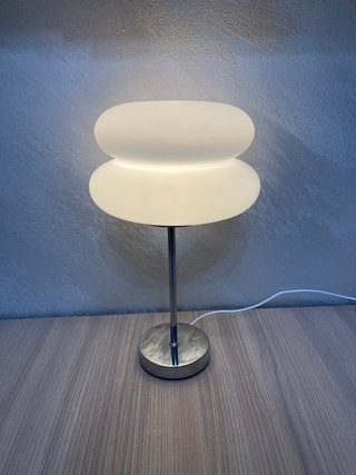 Lampada Stile Space Age Fungo Bread Bianca
