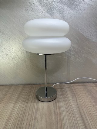 Lampada Stile Space Age Fungo Bread Bianca