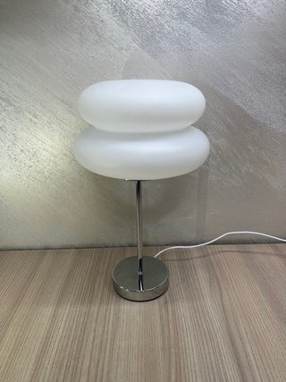 Lampada Stile Space Age Fungo Bread Bianca
